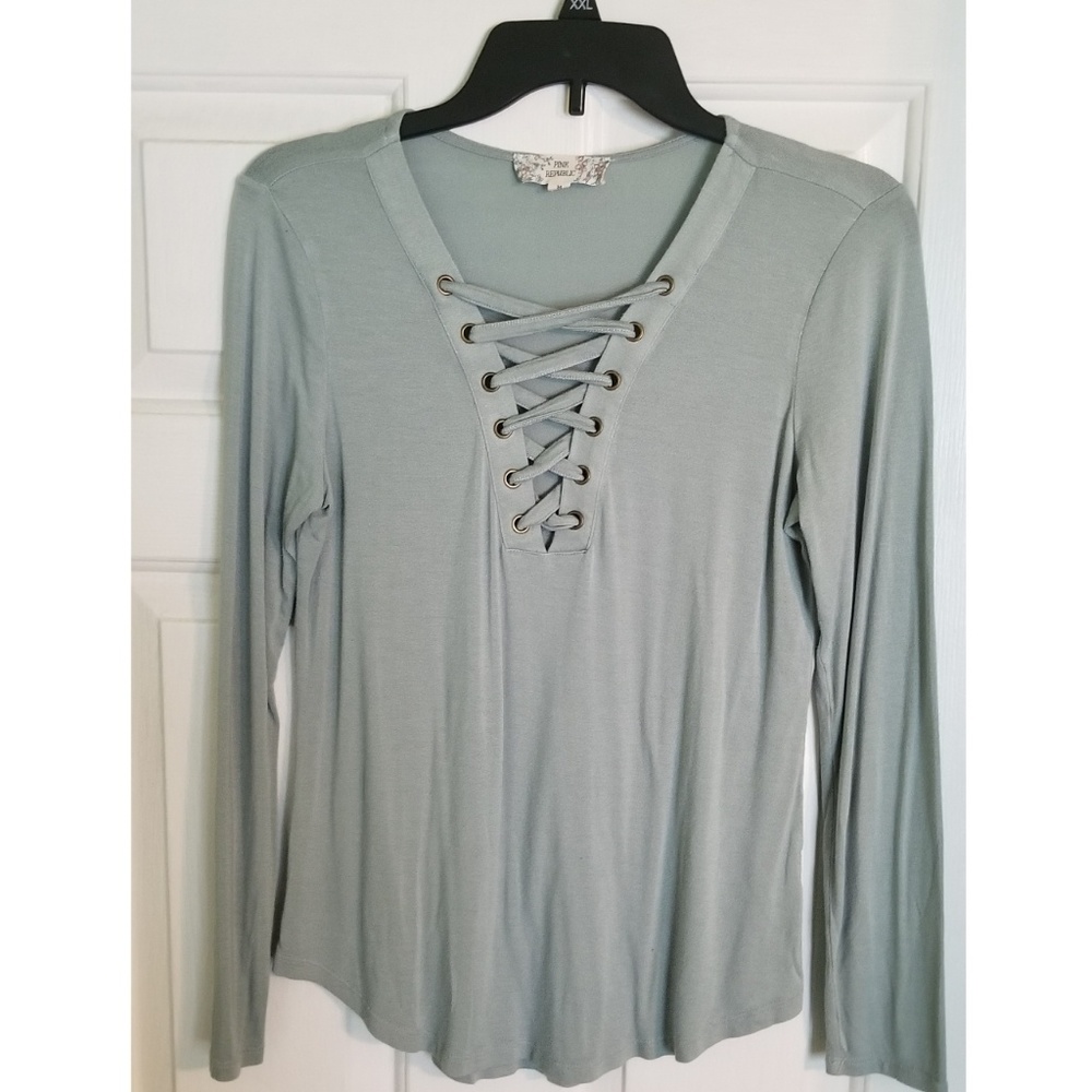 Teal shirt